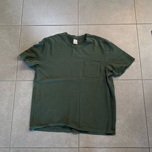 All View Olive Green pocket t-shirt